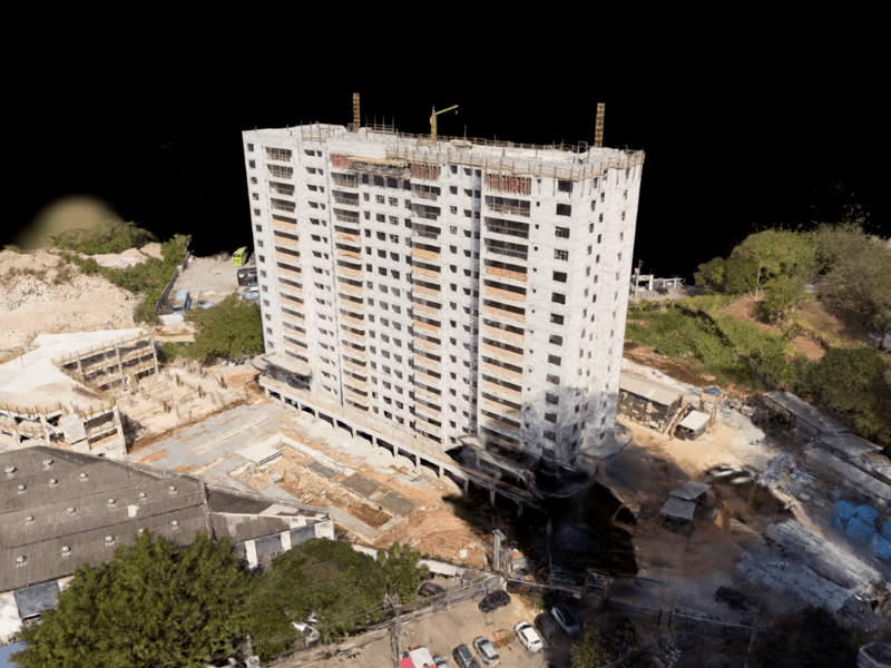 Inspeção de estrutura com drone