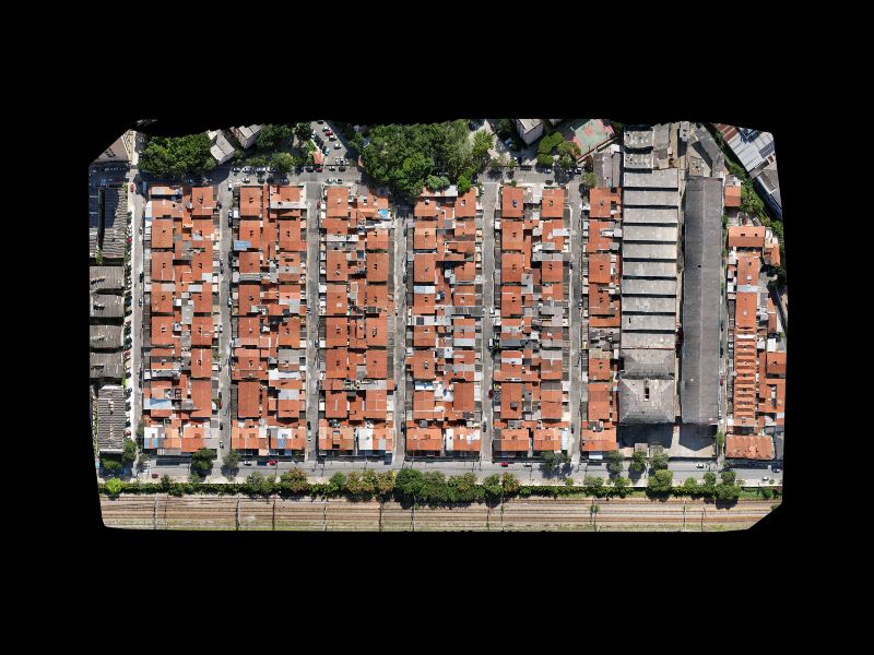 Ortomosaico para medição